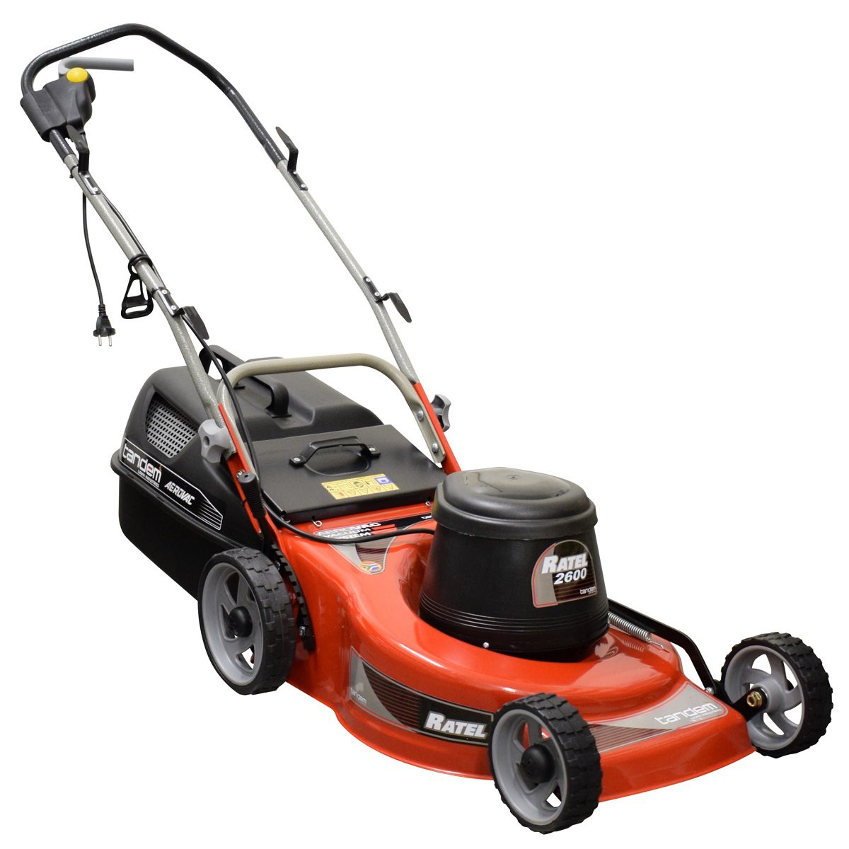 Tandem Ratel HD Heavy Duty Chassis 2600W Electric Lawn Mower Kloof Lawnmower Centre